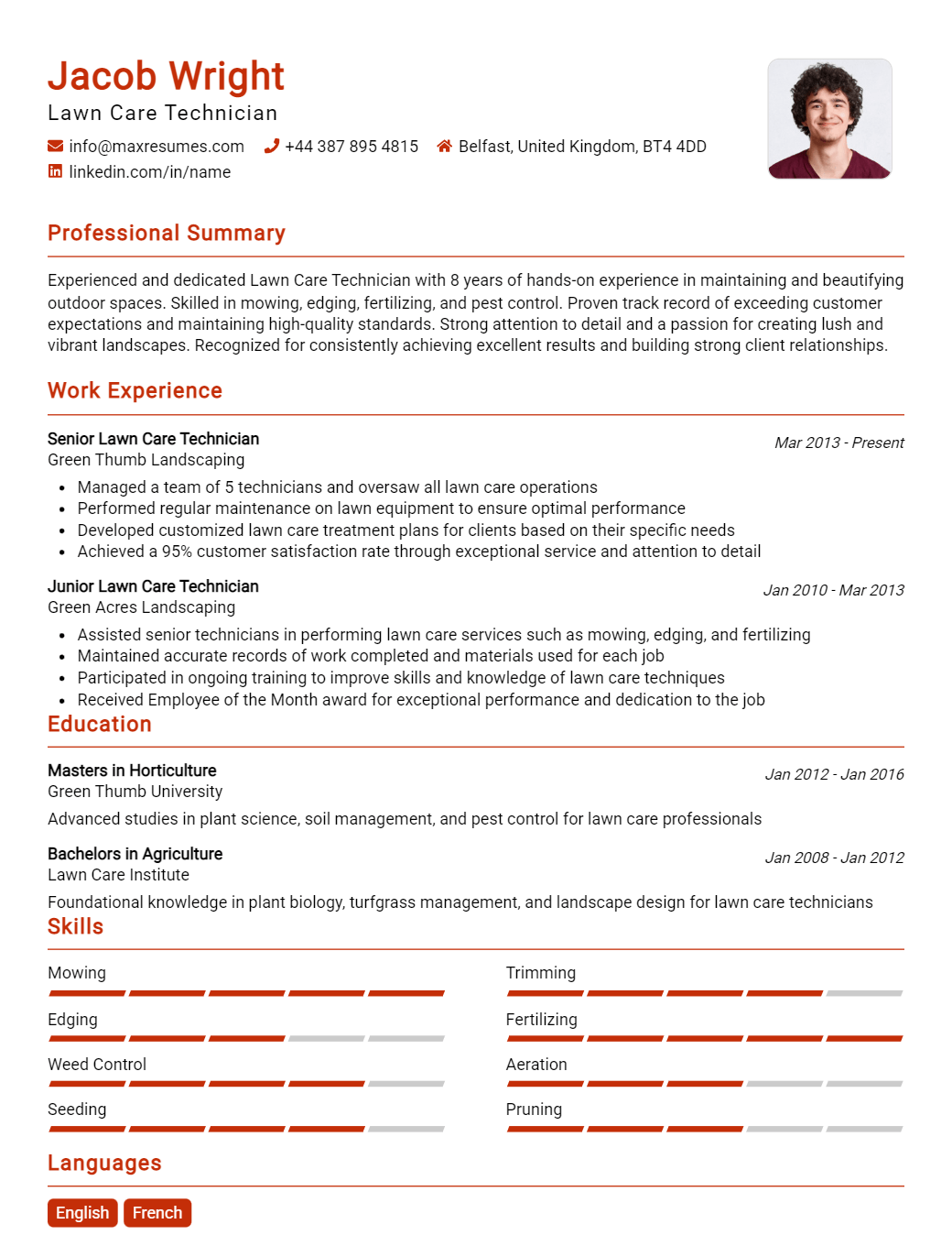 lawn-care-technician-resume-sample