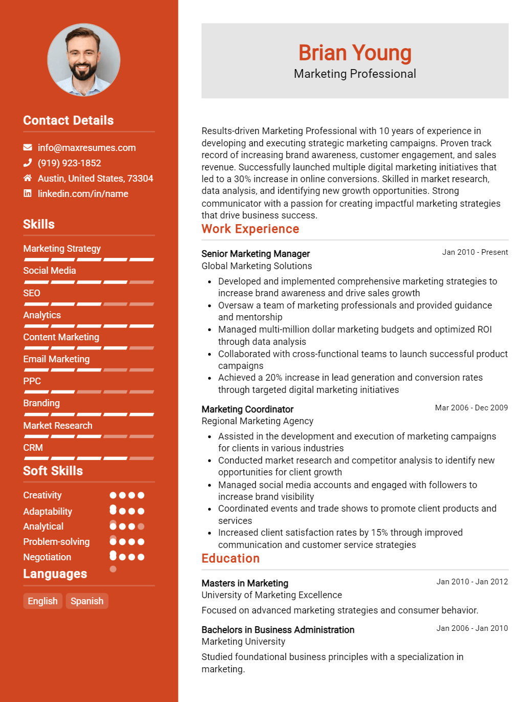 professional-resume-sample