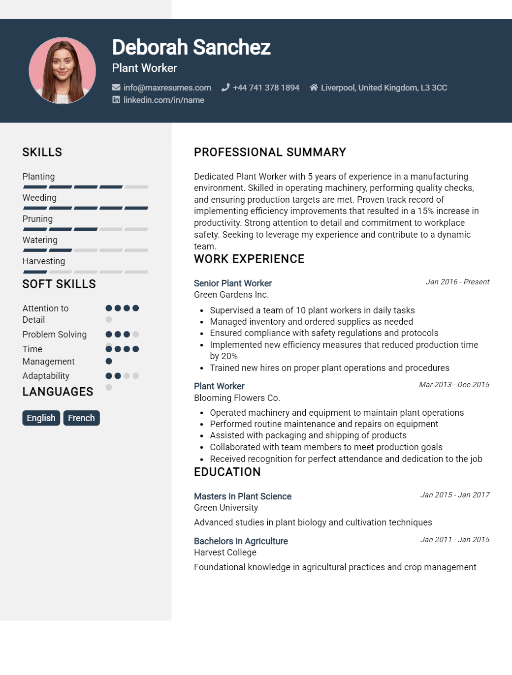 plant-worker-resume-sample