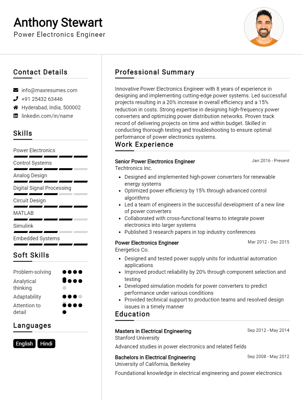 power-electronics-engineer-resume-sample