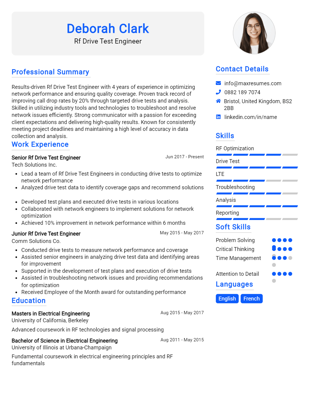 rf-drive-test-engineer-resume-sample