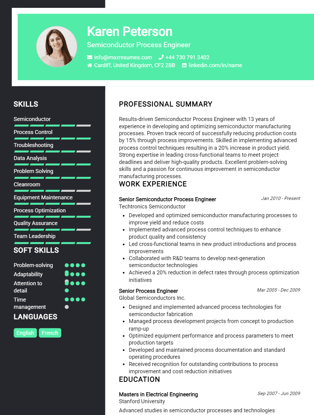 semiconductor-process-engineer-resume-sample