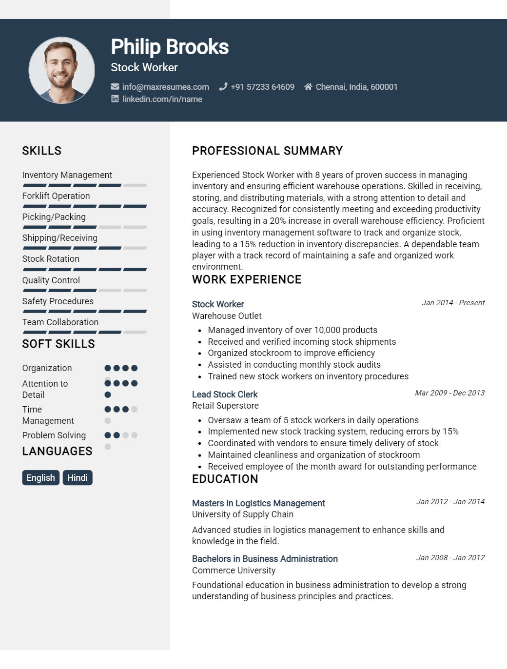 stock-worker-resume-sample
