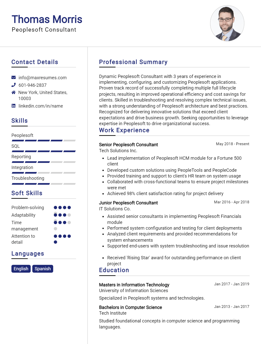 peoplesoft-consultant-resume-sample