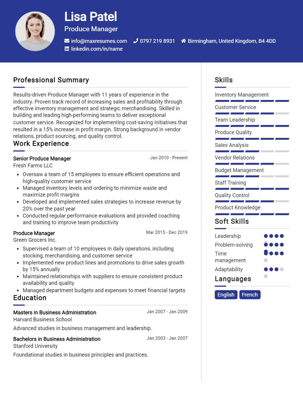 produce-manager-resume-sample