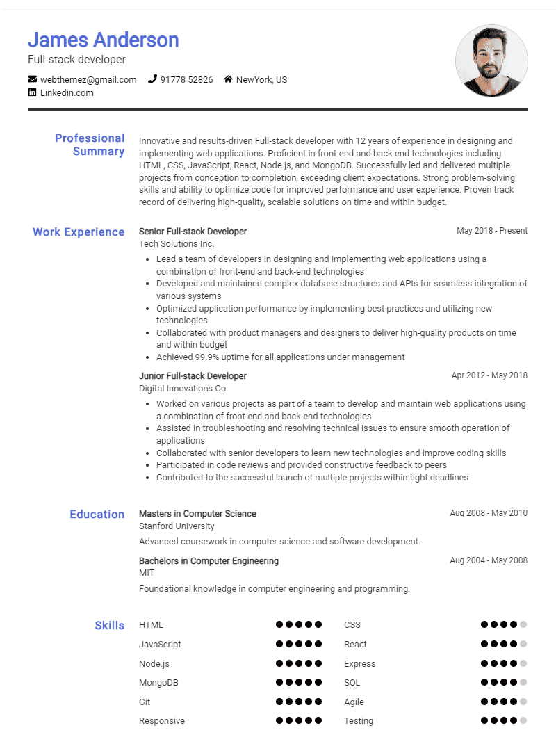 Minimalist-CV-Template