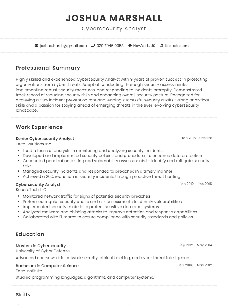 Proactive-CV-Template